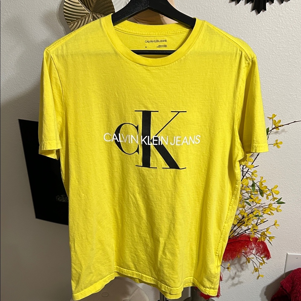 Calvin Klein Bright Yellow Logo Tee